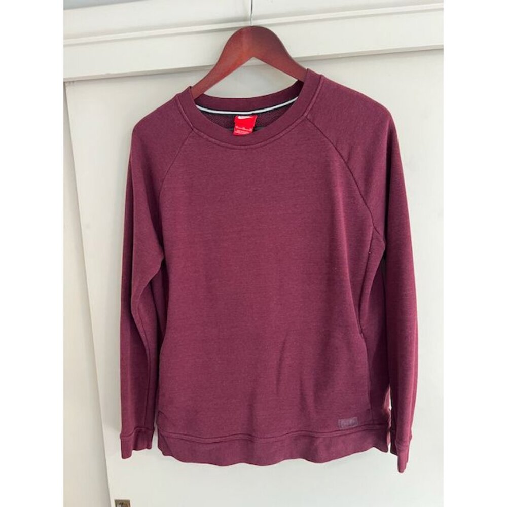 Nike Crewneck Sweatshirt w Pockets - Maroon Medium